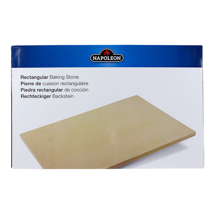 Napoleon Rectangular Baking Stone Non-Stick Porous Surface For Pizza & Pastries