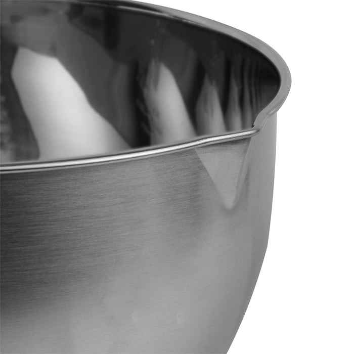 Napoleon 3 Piece Marinating Bowl Set Stainless Steel With Pour Spouts & Lids