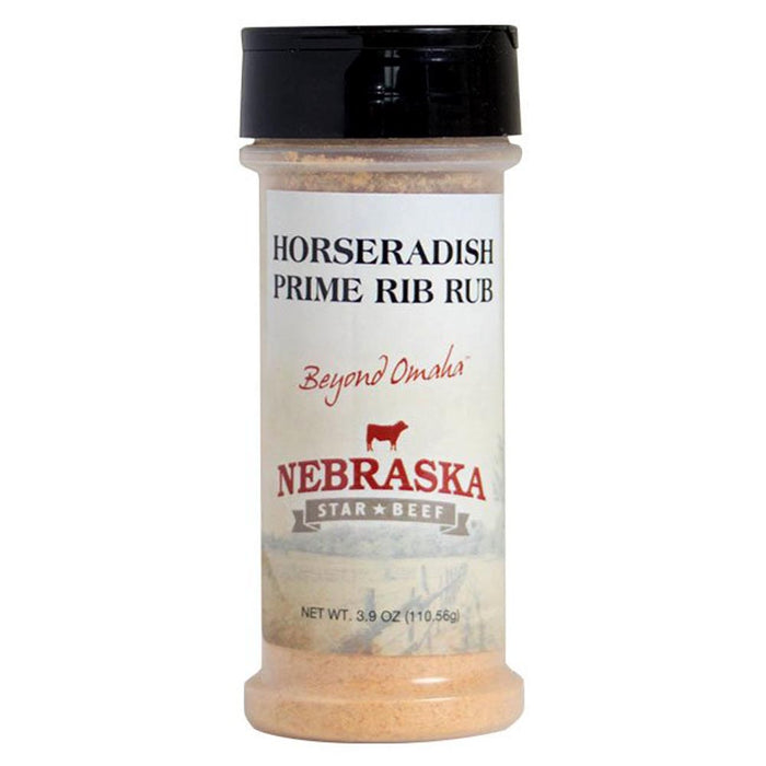 Nebraska Star Beef Horseradish Prime Rib Rub 3.9 Oz All Purpose Blend 7010-NSB