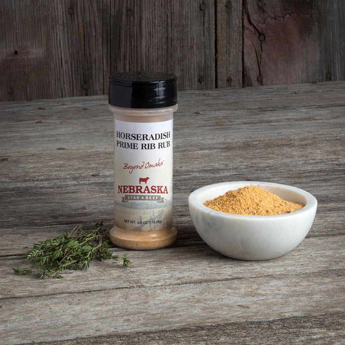 Nebraska Star Beef Horseradish Prime Rib Rub 3.9 Oz All Purpose Blend 7010-NSB