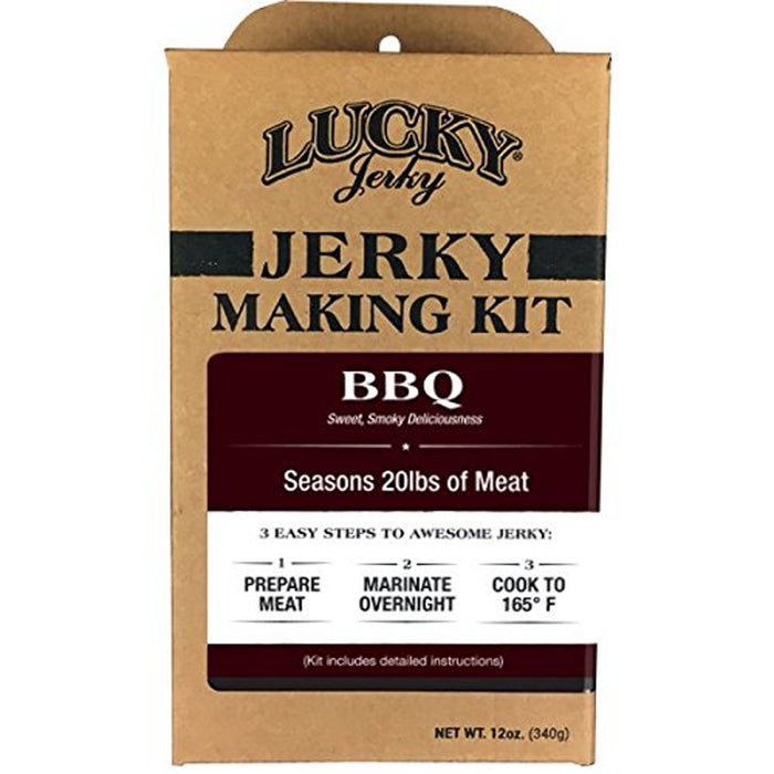 Lucky Jerky DIY BBQ Flavor Jerky Making Kit 12 Oz Box for 20 lbs of Meat 7013