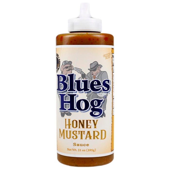 Blues Hog Honey Mustard Gourmet Sauce 21 Oz Squeeze Bottle Gluten Free
