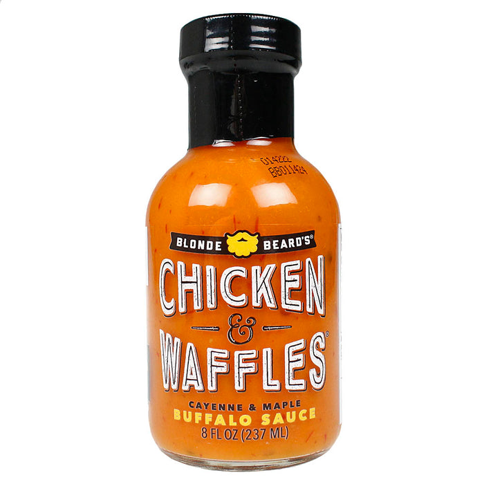 Blonde Beards Chicken & Waffles Buffalo Sauce with Cayenne & Maple 8 oz Bottle