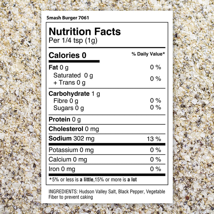 The Spice Lab Smash Burger 5.9 Oz Sea Salt and Pepper Gluten Free 7061-PJ4-GRO