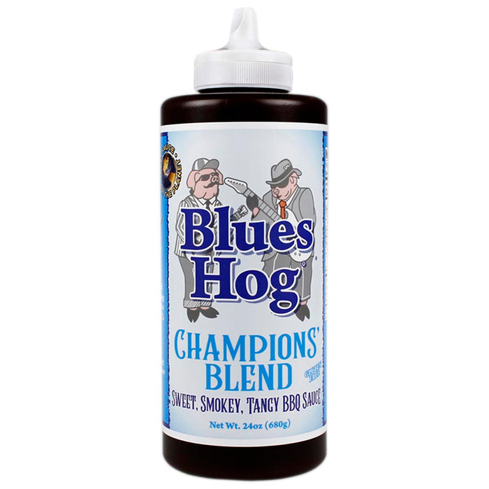 Blues Hog Champions Blend BBQ Sauce 24 Oz Squeeze Bottle Gluten Free