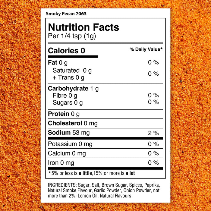 The Spice Lab Smoky Pecan Rub 5.3 Oz Gluten Free Kosher All Natural 7063102