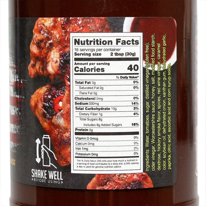 Angi's Barbecue Sauce Sweet  Smoky & Spicy Gluten Free No MSG No HFCS 18 Ounce