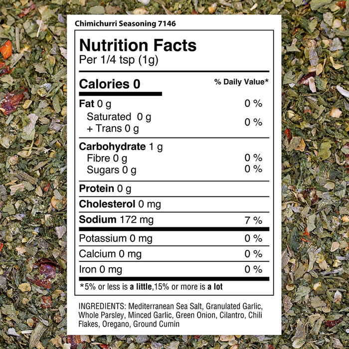 The Spice Lab Chimichurri Seasoning 2.5 Oz Gluten Free Kosher 7146-PJ4-STA