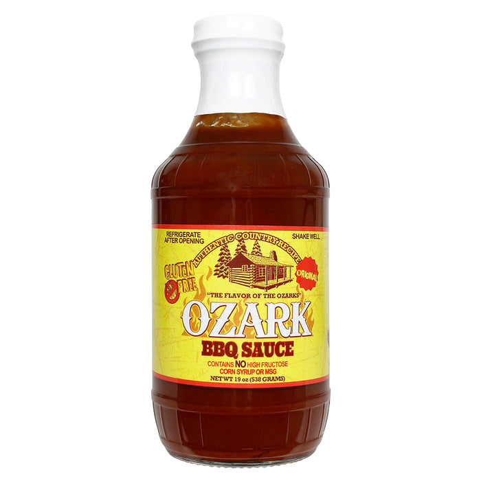 Ozark Original BBQ Sauce Country Recipe Gluten Free No MSG No HFCS 19 Ounce