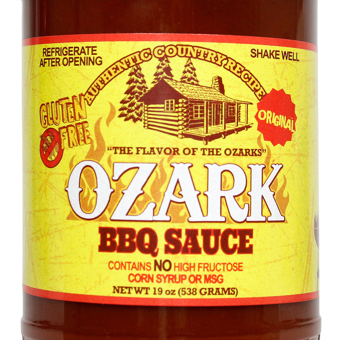 Ozark Original BBQ Sauce Country Recipe Gluten Free No MSG No HFCS 19 Ounce