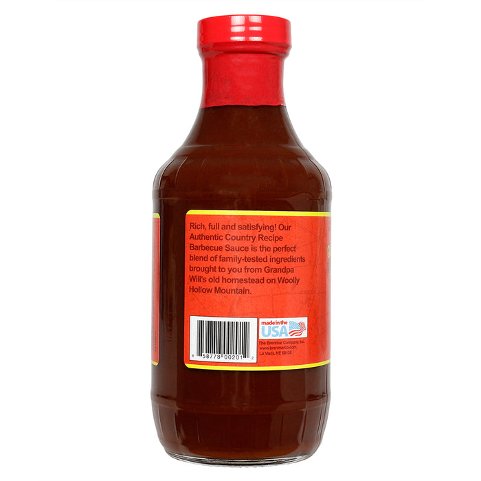 Ozark Hot BBQ Sauce Authentic Country Recipe Gluten Free No MSG No HFCS 19 Ounce