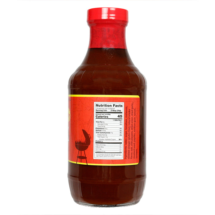 Ozark Hot BBQ Sauce Authentic Country Recipe Gluten Free No MSG No HFCS 19 Ounce