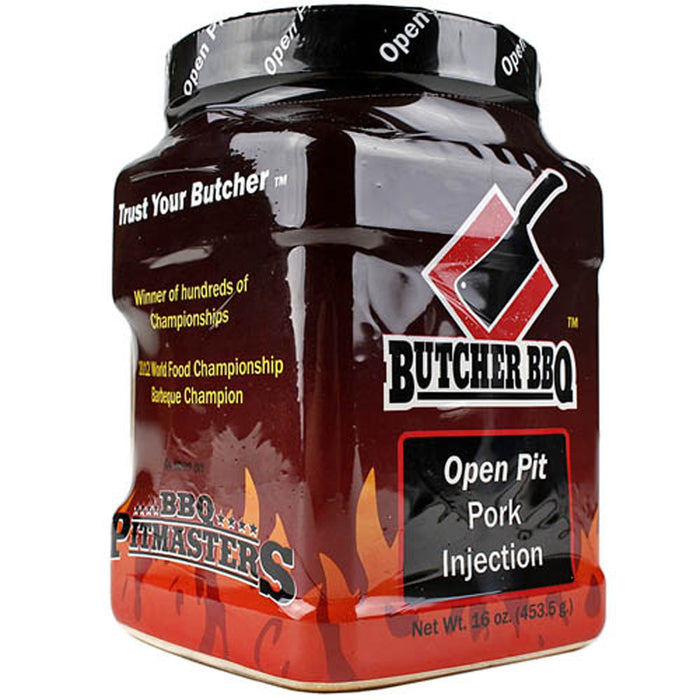 Butcher BBQ Open Pit Pork Injection or Marinade 16 oz. Gluten Free and MSG Free