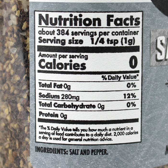 Franklin Salt and Pepper Spice Rub 11.5 Oz Gluten and MSG Free 86000533804