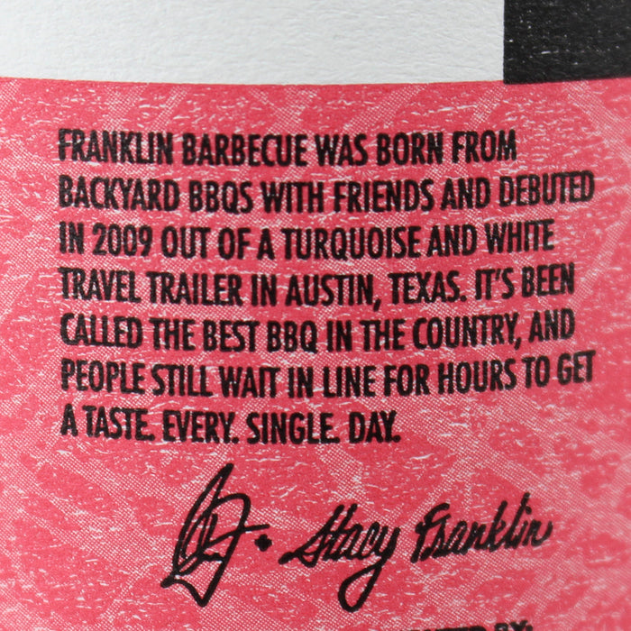 Franklin BBQ Steak Spice Rub 11.5 Oz Gluten and MSG Free 86000533805