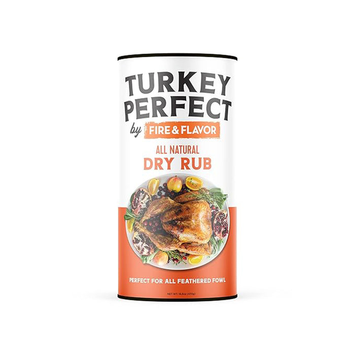 Fire & Flavor Turkey Perfect All-Natural Turkey Rub 8 oz Kosher 892805003047