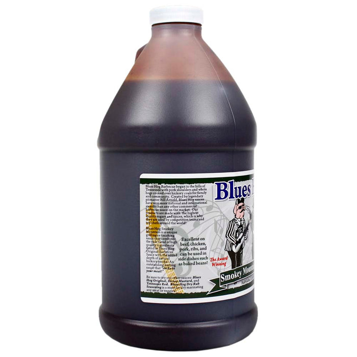 Blues Hog Smokey Mountain BBQ Sauce Hickory Half Gallon 64 Oz Bottle No Gluten
