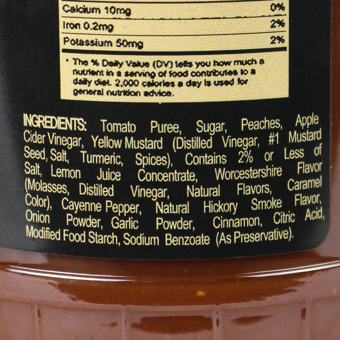 Ole Ray's Peach-A-Licious Barbecue Sauce 19 Oz Glaze Marinade Peach Tangy