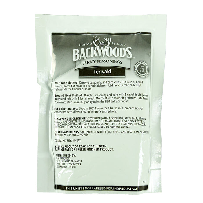 Backwoods Jerky Seasoning Cajun Jalapeno Cracked Pepper Teriyaki Variety Pack