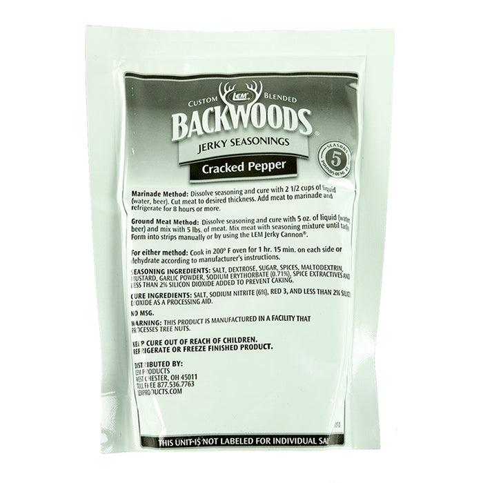 Backwoods Jerky Seasoning Cajun Jalapeno Cracked Pepper Teriyaki Variety Pack