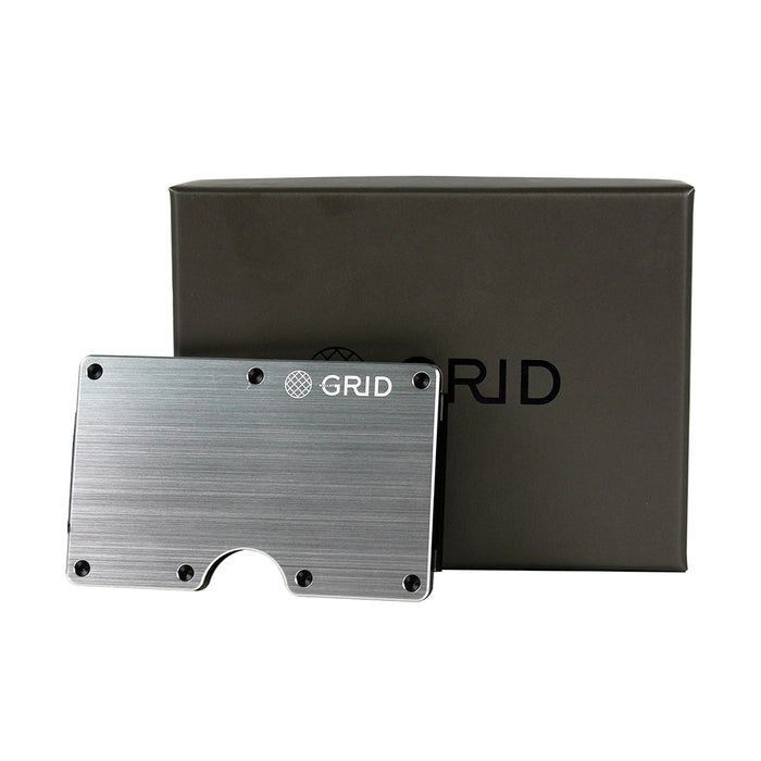 Gunmetal Aluminum RFID-Blocking Wallet