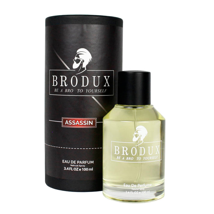 BroDux Assassin Handcrafted High Quality Natural Cologne 3.4 oz Spray Bottle