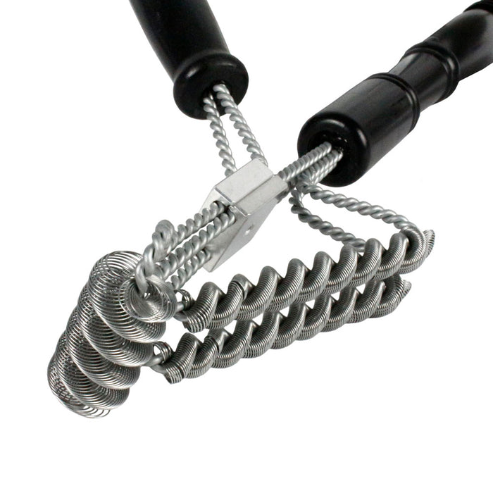 BrushTech Tactical BBQ Brush With Downward Assist Small Diameter Springs B541C