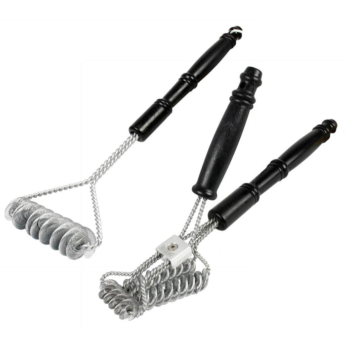 BrushTech 16" Quad Spring and Tactical BBQ Bristle Free Grill Brush Kit  B545C