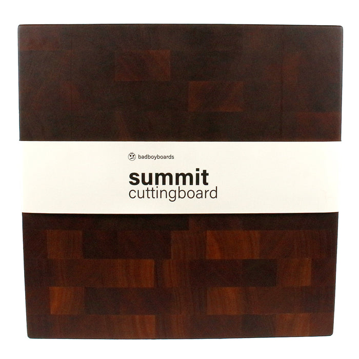 Bad Boy Boards Summit Jayne Butcher Block Sapele Wood 18x18x2 SUMMIT-JAYNE