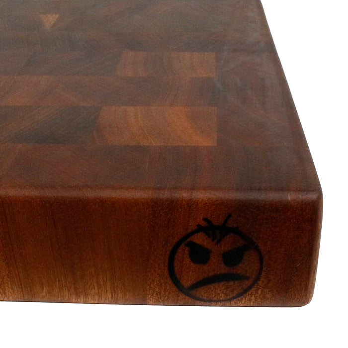 Bad Boy Boards Summit Jayne Butcher Block Sapele Wood 18x18x2 SUMMIT-JAYNE