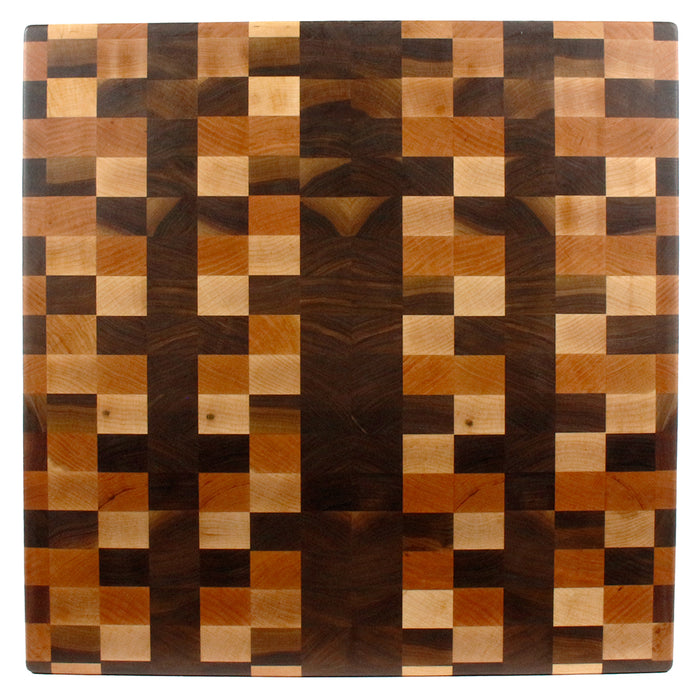 Bad Boy Boards Summit Ryan Butcher Block Maple Cherry Sapele Walnut 18x18x2