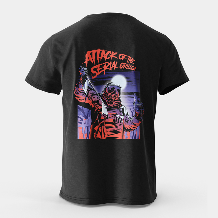 The Big BBQ Company Attack of The Serial Griller T Shirt