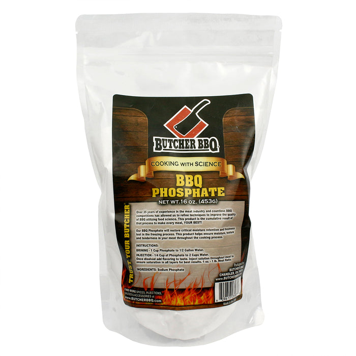 Butcher BBQ Phosphate Meat and Wild Game Brine & Injection Gluten Free 16 Oz