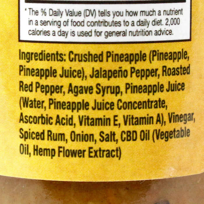 CaJohns Pineapple Kush CBD Hot Sauce 5 Oz