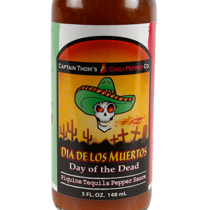 Captain Thom's Dia De Los Muertos Day Of The Dead Hot Sauce5 Oz