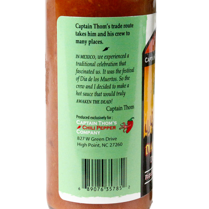 Captain Thom's Dia De Los Muertos Day Of The Dead Hot Sauce5 Oz