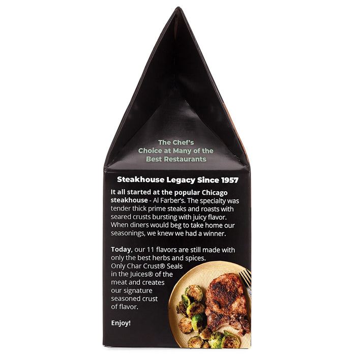 Char Crust Hickory and Molasses Dry Rub Seasoning 4 Oz Kosher Meat and Fish