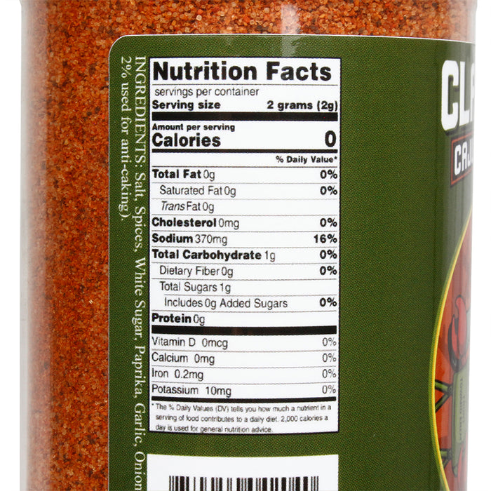 Grill Your Ass Off 12.5 oz Claymore Cajun Seasoning Spicy Flavor No MSG CLAYMORE