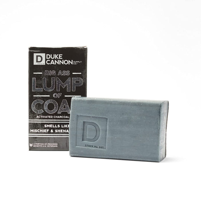 Duke Cannon Big Ass Lump of Coal Gift Soap 10 Oz Activated Bar COAL24PDQ