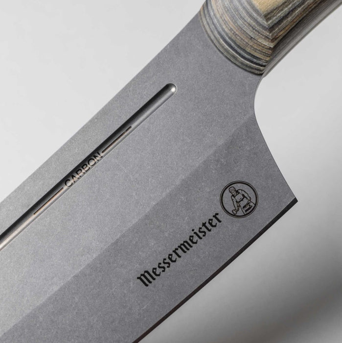 Messermeister Carbon 8 Inch Bunka Chef's Knife Handcrafted Hand Wash  CS686-08