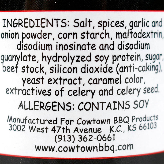 Cowtown Steak Grill Seasoning 7.5. Oz Kansas City Style Hint of Beef Flavor