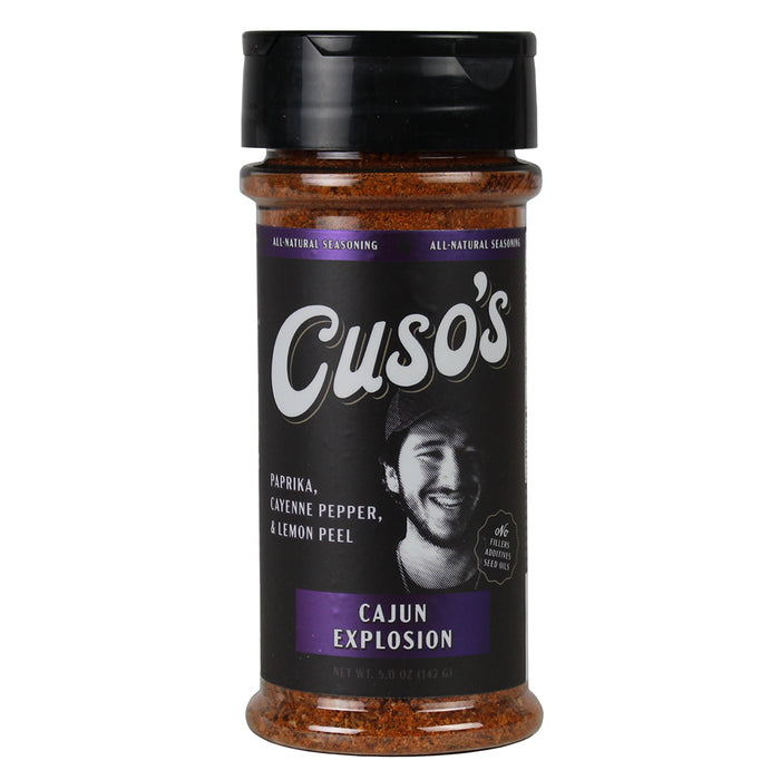 Cuso Cuts Cajun Explosion Seasoning 5oz Gluten Free Vegan All Natural CUSO-CAJUN