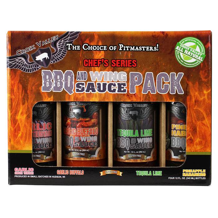 Croix Valley Foods Croix Valley BBQ and Wing Sauce Four Pack Gluten Free