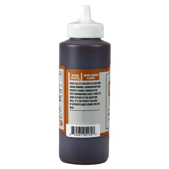 Croix Valley Foods Foundry Series Spicy Bourbon BBQ Sauce 15 Oz Gluten Free