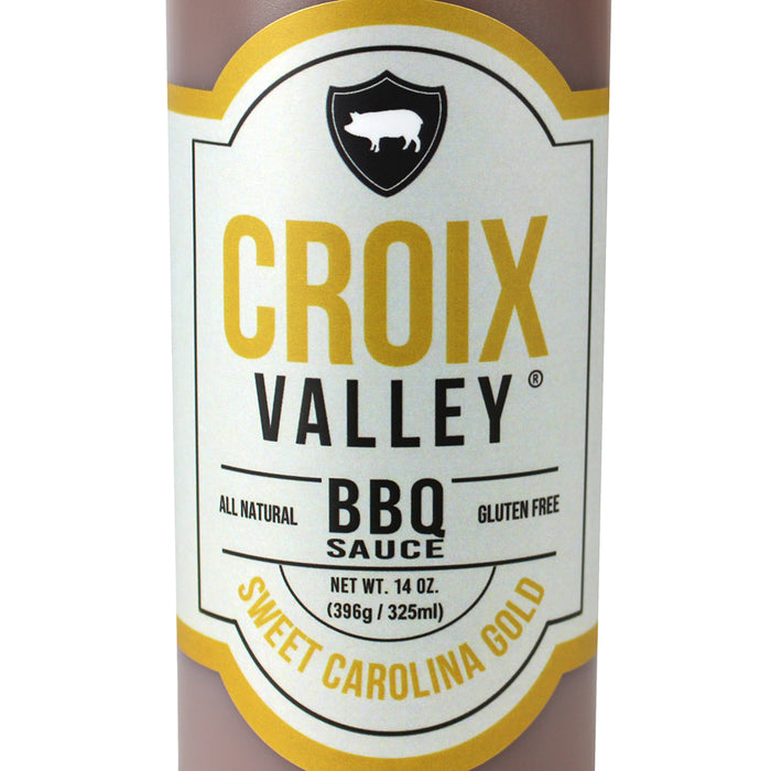 Croix Valley Foods Foundry Series Sweet Carolina Gold BBQ Sauce 14 Oz Vegan