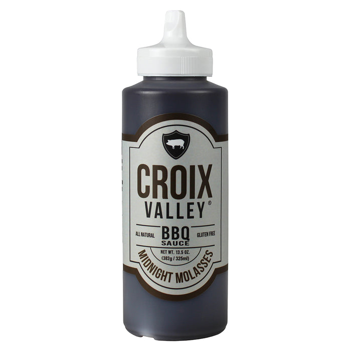 Croix Valley Foods Foundry Series Midnight Molasses BBQ Sauce 13.5 Oz Vegan