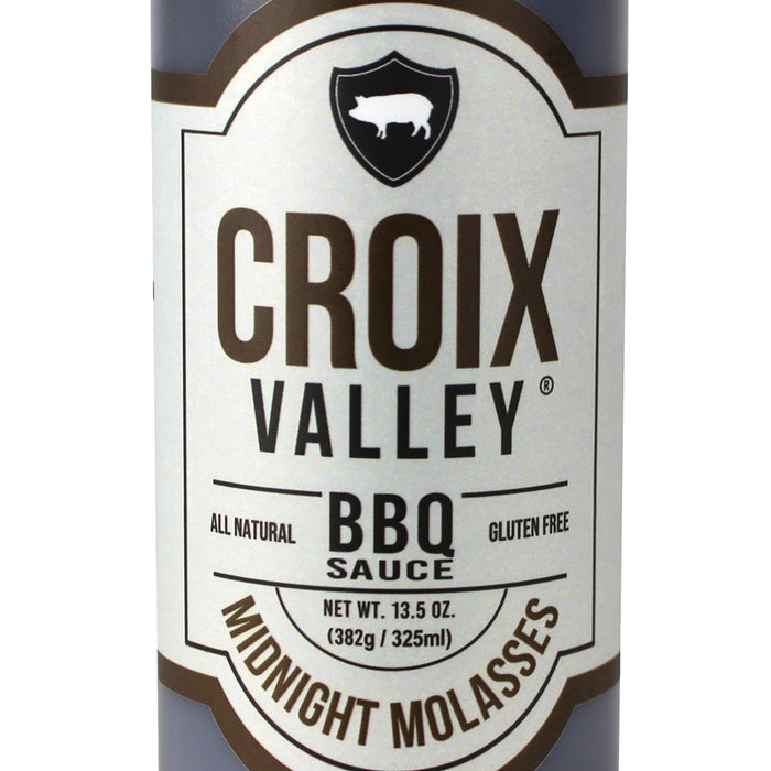 Croix Valley Foods Foundry Series Midnight Molasses BBQ Sauce 13.5 Oz Vegan