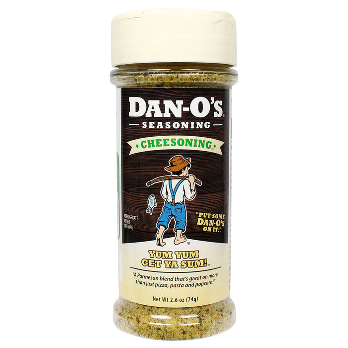 Dan-O's Cheesoning Seasoning Parmesan Blend Gluten Free No MSG Non GMO 2.6 Oz