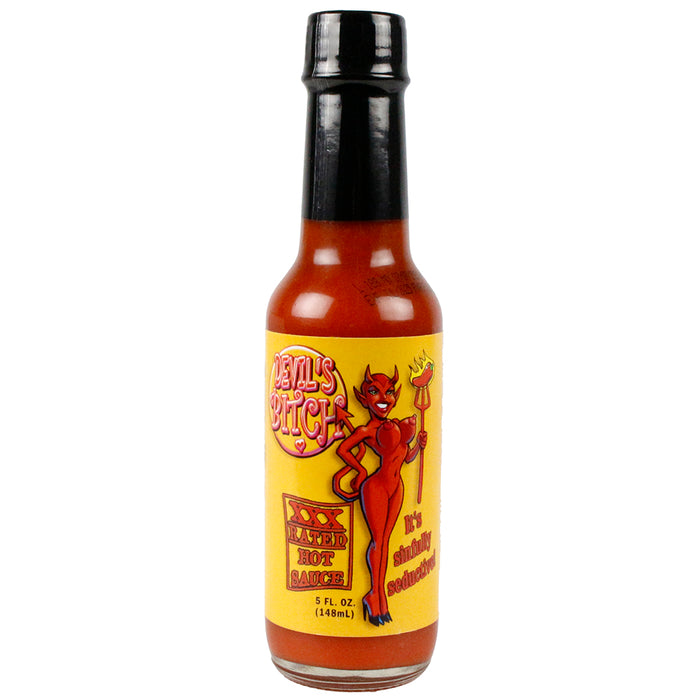 Devil's Bitch XXX Rated Hot Sauce 5 Oz Habanero Ghost Pepper