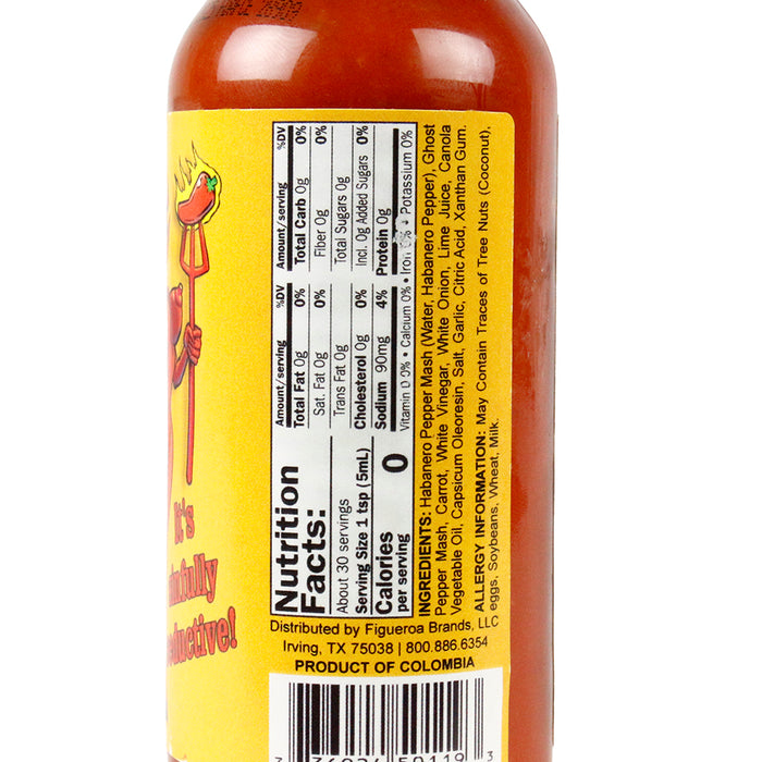 Devil's Bitch XXX Rated Hot Sauce 5 Oz Habanero Ghost Pepper